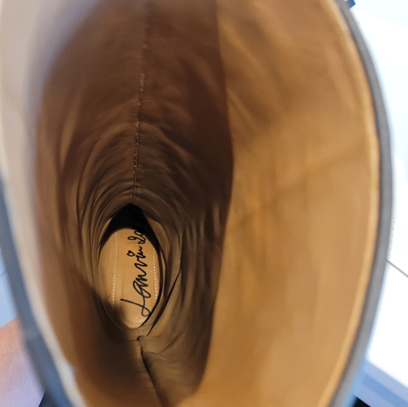 LANVIN almost like new brown gray tall boots - Picture 9 of 11